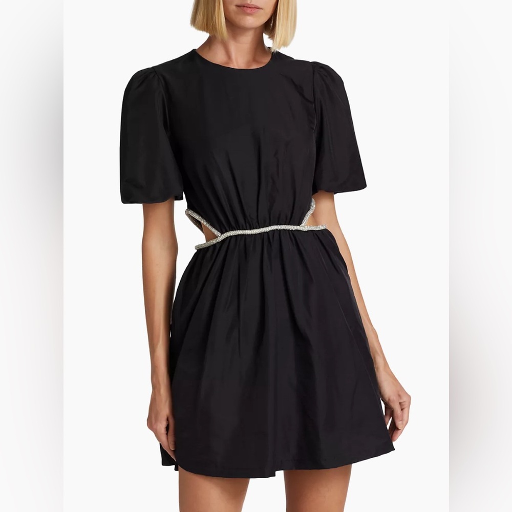 WAYF • Esmeralda Cut-Out Mini Dress • Black